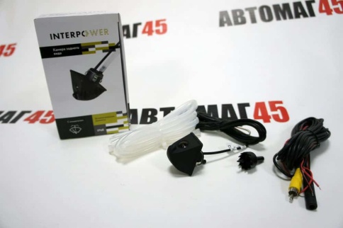 INTERPOWER  Универсальная камера заднего вида IP-950 Aqua c омывателем    фото 1
