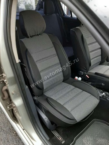 Авточехлы  Renault Duster до 2015г Sandero S.Stepway до 2015г 2/3 Terrano 14-16 жаккард черный A10 фото 6