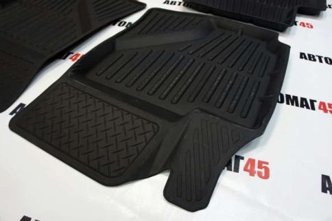 Коврики в салон Toyota Corolla 01-07г Lifan Solano 10-17г BYD F3 06-13г Toyota Platz 99-05г комп 4шт фото 3