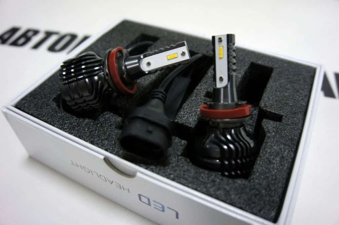 EVO Q5 чип CSP LED 2шт H11 12В 20W 4300К 3000Lm с обманкой гарантия 5мес    фото 4
