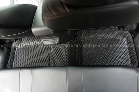 BORATEX  коврики в салон 3D EVA ЭВА Lada Vesta Веста Vesta SW SW Cross NG черные рис ромб компл 5шт фото 6