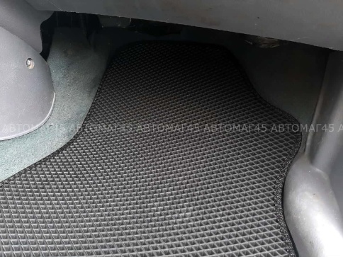 EVA ЭВА  коврики в салон Hyundai Accent 1999-2012г черные рисунок ромб комплект 5шт    фото 2