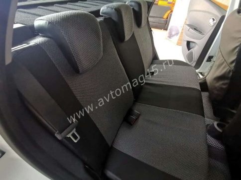 Авточехлы  Renault Kaptur Рено Каптур 2016-2022г жаккард серый Ижевск   фото 3