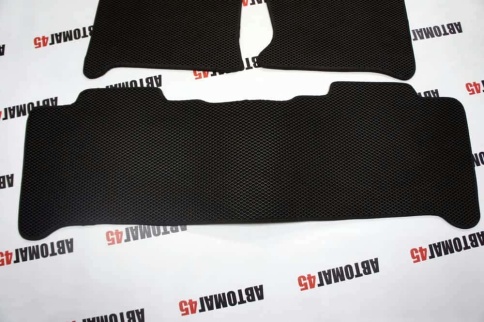 EVA ЭВА  коврики в салон УАЗ Patriot Патриот с 2014г черные рисунок ромб комплект 5шт    фото 2