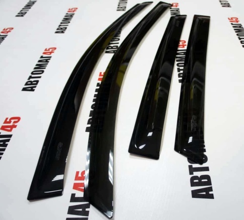 VAD  дефлекторы окон Nissan Qashqai Ниссан Кашкай 2006-2013г комплект 4шт    фото 4