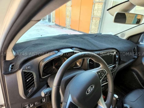 Накидка на панель Lada X-Ray Лада Х-рей карпет  фото 3