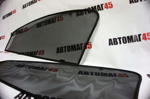 TLT  каркасные шторки на магнитах Volkswagen Polo Поло седан 2010-2020г передние 2шт стандарт 10% фото 3