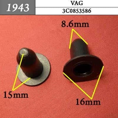 1943 Клипса пистон для Audi Seat Skoda Volkswagen фото 1