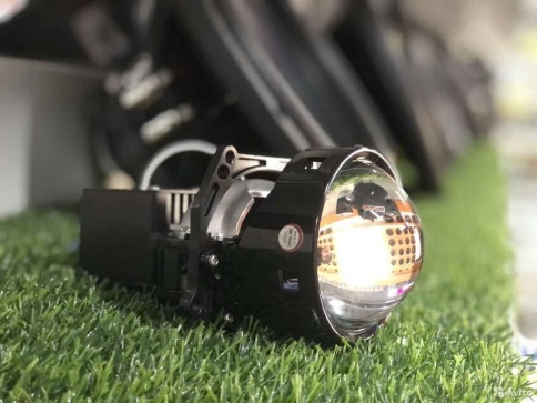 LTway  F5 светодиодные Би-Led линзы 3.0" 12V 35W 6000K 4400Lm 2 чипа гарантия 12 месяцев    фото 2