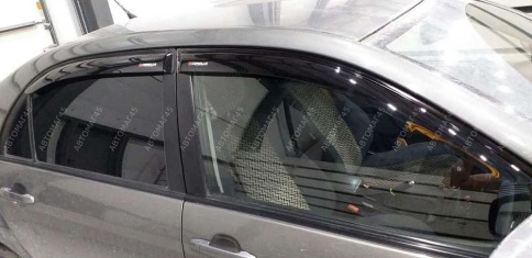 VAD  дефлекторы окон Toyota Corolla Тойота Королла седан 2000-2006г комплект 4шт    фото 5