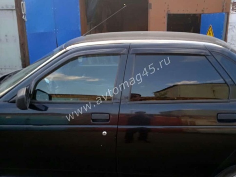 ANVair  дефлекторы окон Лада Приора 2170 седан 2172 хэтчбек комплект 4шт    фото 6