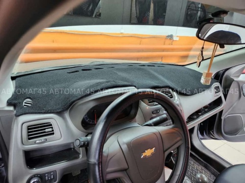 Накидка на панель Chevrolet Cobalt Шевроле Кобальт 2013-2022г / Ravon R4 Равон Р4 2016-2020г карпет  фото 1