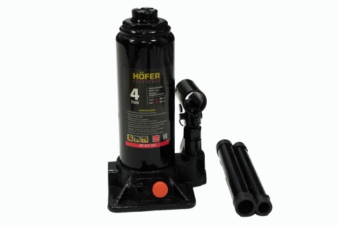Hofer  домкрат 4т гидравлический высота 195-380мм    фото 3