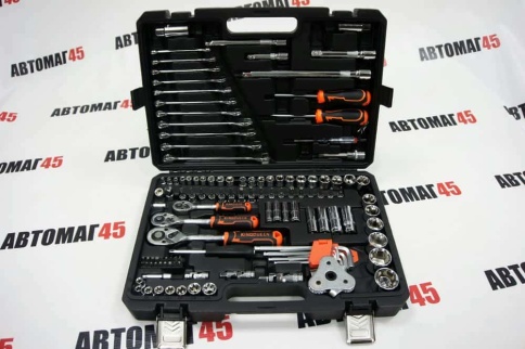 KINGQUEEN  набор инструментов 121 предмет 1/2" 1/4" 1/8"    фото 1