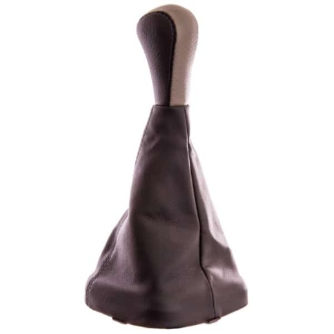 Skyway  Ручка КПП с чехлом ВАЗ 2113 2114 2115 экокожа черно-серая    фото 1