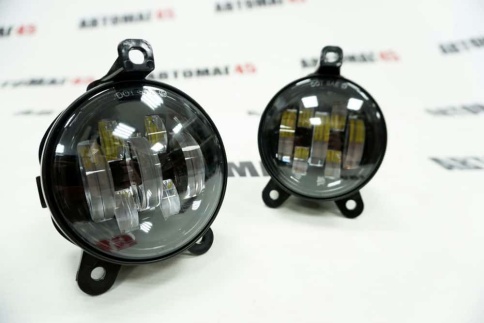 C2R  Фары п/туманные 7 линз LED Приора 2170 Нива Шевроле Niva Газель 50W 5000LM 2шт гарант 3 мес фото 2