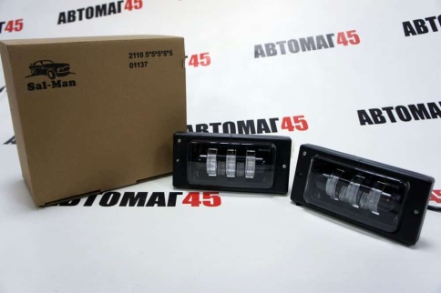 SALMAN  Фары п/туманные 5 линз ВАЗ 2110 2112 2113 2115 Нива Шевроле 60W 5500LM 2шт гарант 6 мес фото 8