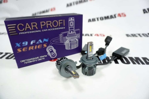 Carprofi X9 лампы LED 2шт H4 12В 40W 5000K 5000Lm с обманкой гарантия 6мес    фото 2