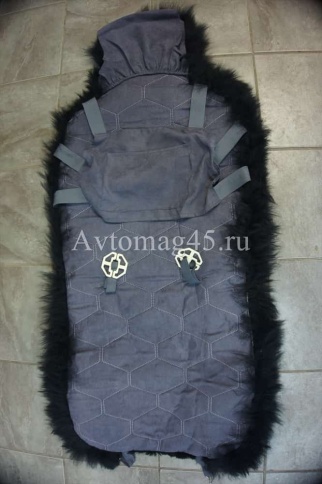 Накидки  комбинированные черный 137x50см 1шт    фото 3