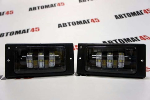 SALMAN  Фары п/туманные 5 линз ВАЗ 2110 2112 2113 2115 Нива Шевроле 60W 5500LM 2шт гарант 6 мес фото 4