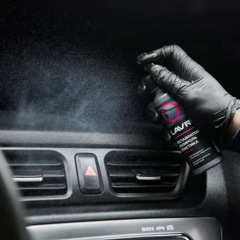 LAVR  полироль реставратор пластика аэрозоль 120мл    фото 4