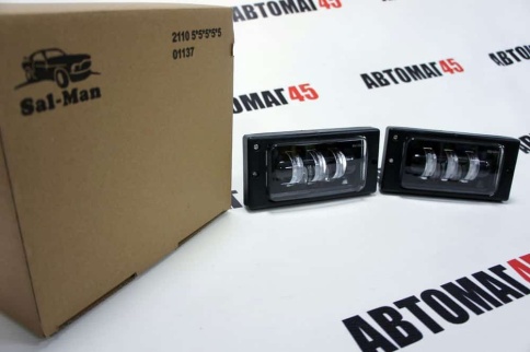 SALMAN  Фары п/туманные 5 линз ВАЗ 2110 2112 2113 2115 Нива Шевроле 60W 5500LM 2шт гарант 6 мес фото 3