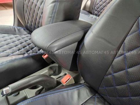 Подлокотник  Chevrolet Cobalt Шевроле Кобальт 2013-2022г/ Ravon R4 Равон Р4 2016-2020г экокожа    фото 3