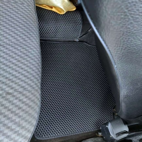 EVA ЭВА  коврики в салон ВАЗ 2101 2107 черные рисунок ромб комплект 5шт    фото 6