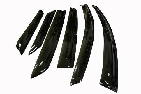 Style  дефлекторы окон Лада Lada Vesta Веста Vesta SW SW Cross NG комплект 6шт    фото 2