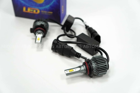 C8  чип СОВ LED 2шт HIR2 (9012) 12В 20W 6000К 2400Lm гарантия 1мес    фото 2