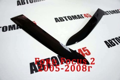 Реснички накладки на фары Ford Focus 2 Форд Фокус 2 2004-2008г 2шт    фото 4