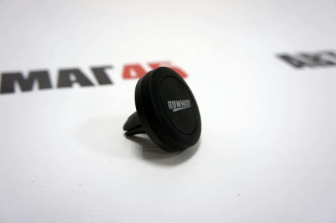 Runway  держатель телефона и планшета на дефлектор магнитный черный    фото 5