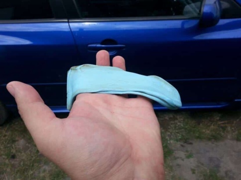 3M абразивная голубая глина для очистки кузова S225  фото 3