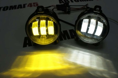 SALMAN  2 реж. 3000 6000К Фары п/туманные Приора Газель Нива Шевроле LED 50W 4800Lm 2шт гарант 6 мес фото 8