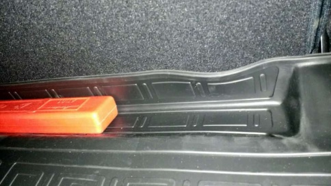 NorPlast коврик в багажник полиуретан Renault Sandero 2 Рено Сандеро 2 Sandero Stepway Степвей с 14г фото 4