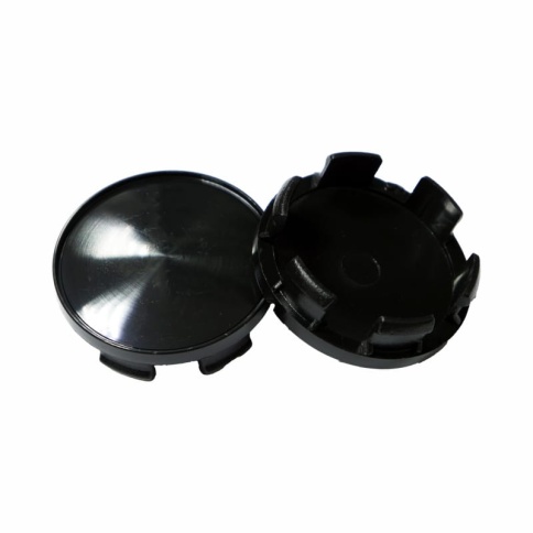 Колпачок ступицы универсальный 56/50 черный с бортиком (213155) фото 3