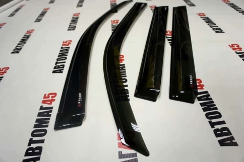 VAD  дефлекторы окон Toyota Land Cruiser Prado J150 Тойота Ленд Крузер Прадо 2009-2022г комплект 4шт фото 2