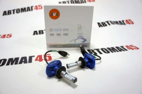 SVS S1  plus чип CSP LED 2шт H7 12В 30W 5000К 4000Lm с обманкой гарантия 5 мес    фото 1