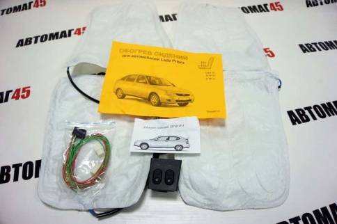 Обогрев сиденья вшивной Лада LADA Приора 1 поколение 2170 2171 2172 до 2014г гарантия 14 дн    фото 4