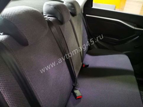 Авточехлы  Lada Vesta Лада Веста седан SW SW Cross жаккард черно-серый    фото 6