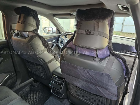 Накидки  короткий ворс мутон черный с боками 140х55см 1сорт 2шт АКЦИЯ!   фото 6