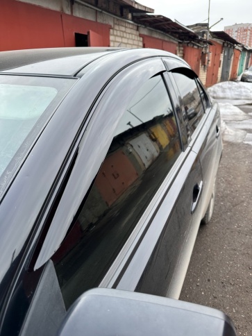 ANVair  дефлекторы окон Mitsubishi Lancer 10 Мицубиси Лансер 10 2007-2016г комплект 4шт    фото 6