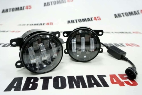 C2R  Фары п/туманные 7 линз LED Vesta Веста Лада X-Ray иномарки LED 50W 5000LM 2шт гарантия 3мес фото 2