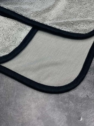 Smart monster микрофибровое полотенце для сушки кузова серый в сумке 55*75см 1шт    фото 4