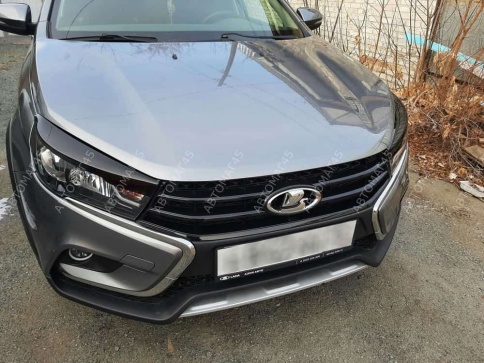 Реснички накладки на фары Lada Vesta Лада Веста 2шт    фото 5