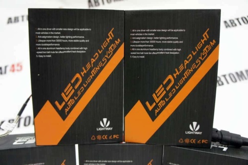 C6  чип СОВ LED 2шт H7 12В 36W 6000К 3800Lm гарантия 1мес    фото 9