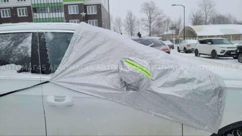 FENOX накидка защитная от наледи и солнца на лобовое стекло 240см х 145см    фото 5