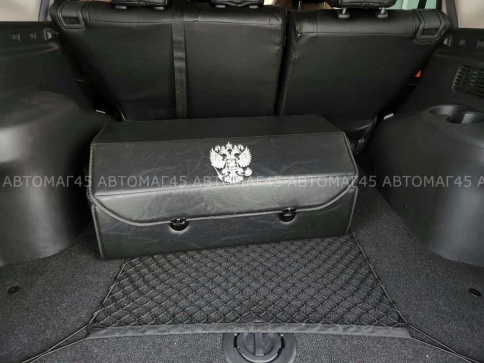 Органайзер  багажника кофр экокожа черный с гербом 69 x 31 x 29см MAXIMAL X EM Big фото 1