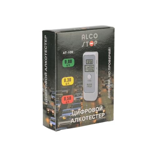 INTEGO  Алкотестер цифровой АТ109 2 ЖК дисплея    фото 3