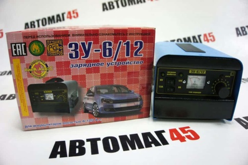 Зарядное  устройство для АКБ ЗУ-6/12В c регулятором гарантия 2 года    фото 1